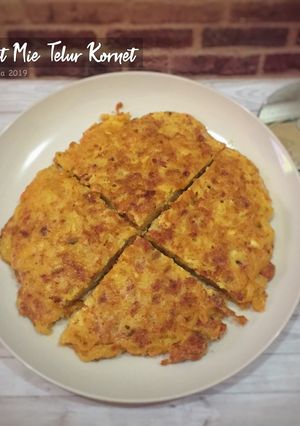 Foto resep Omelet Mie Telur Kornet