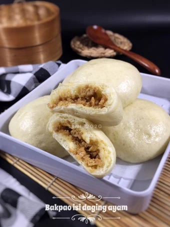 Langkah Mudah untuk Membuat Resep Bakpao isi daging ayam - bapao menul simple yang  Bikin Ketagihan Anti Ribet, Sempurna