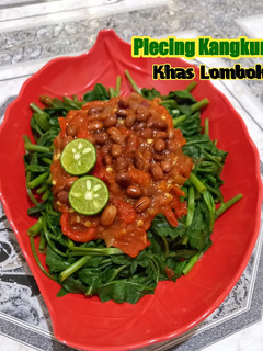 Foto resep Plecing Kangkung Khas Lombok