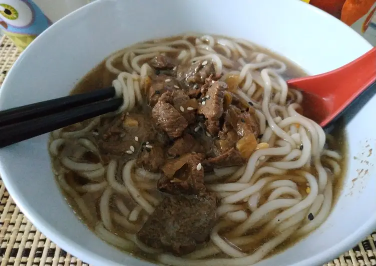 Resep Unik Noodle Beef Teriyaki Nikmat Lezat