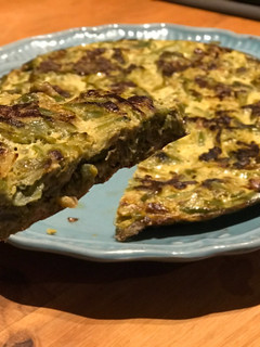 Una foto de Tortilla de porotos verdes