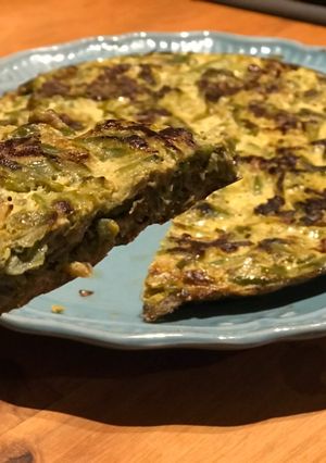 Una foto de Tortilla de porotos verdes