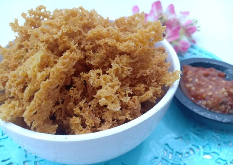 Resep Kremesan tanpa baking powder Anti Gagal