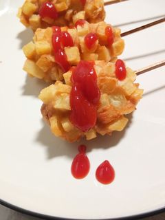 Foto resep Mini hotang (hotdog kentang)