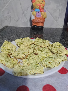 Una foto de Fainá de zapallitos y ricota