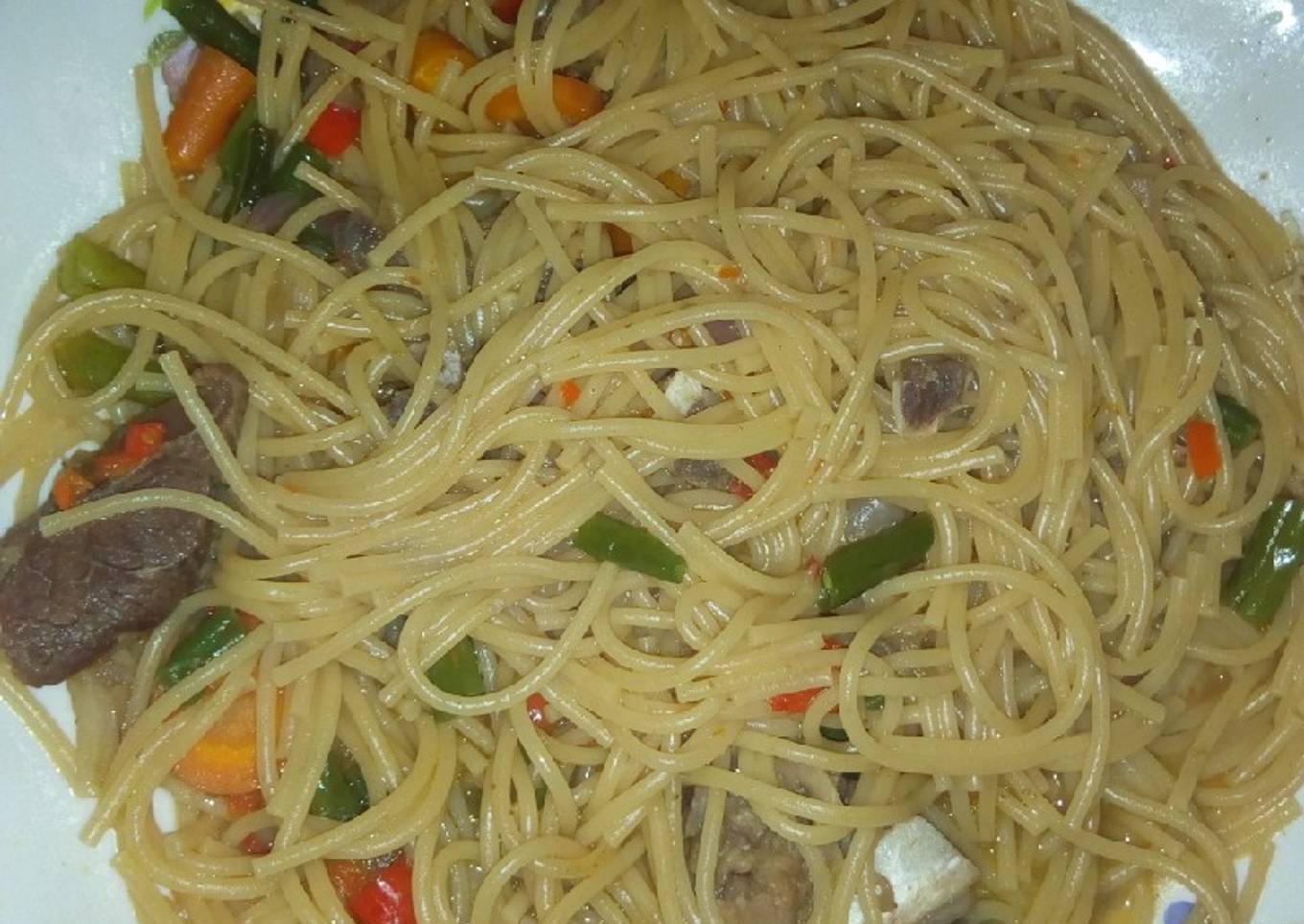 Spaghetti jellop