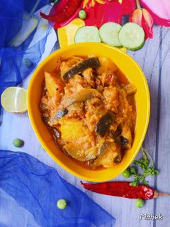 बैगन आलू मसाला (Baingan aloo masala recipe in Hindi) रेसिपी मुख्य फोटो