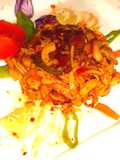 Spicy beef macroni