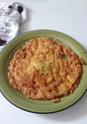Foto resep Telur Dadar Tahu