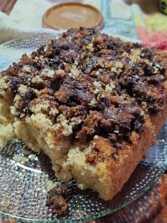 Una foto de Budín de vainilla con chispas de chocolate y dulce de leche