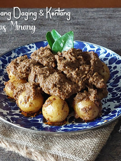 Foto resep Rendang Daging dan Kentang Khas Minang