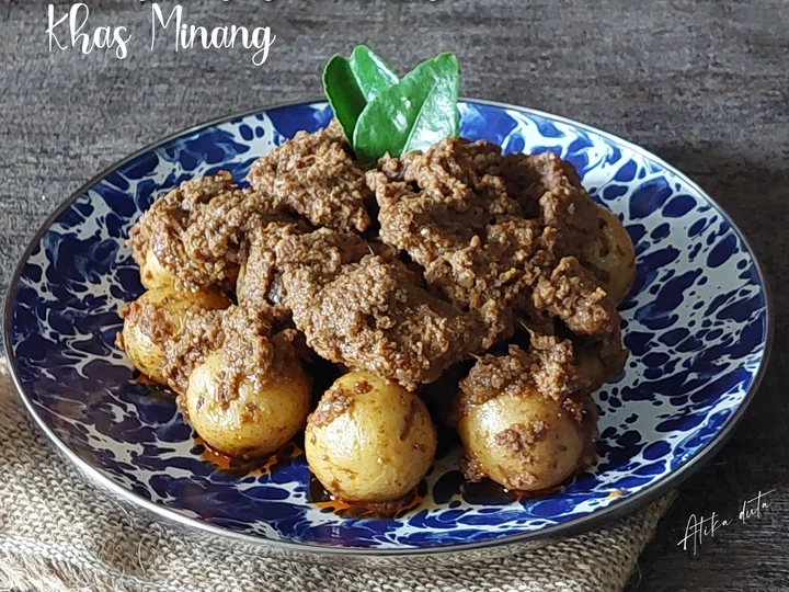 Langkah Gampang Menyiapkan Resep Rendang Daging dan Kentang Khas Minang yang  Bikin Ketagihan Anti Ribet, Bisa Manjain Lidah