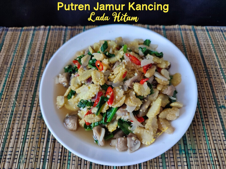 Anti Ribet, Memasak Putren Jamur Kancing Lada Hitam Wajib Dicoba