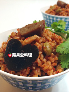 杏鮑菇昆布炊飯(電鍋) 的食譜成品照片
