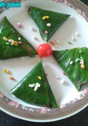 चॉकलेट पान (Chocolate pan recipe in hindi) रेसिपी मुख्य फोटो