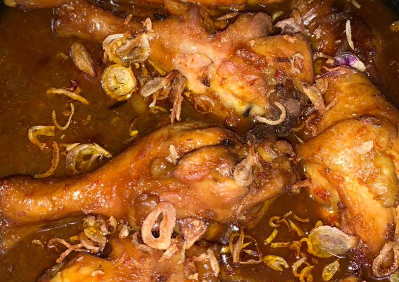 Semur ayam pedas manis