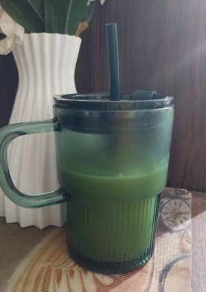 A picture of Amla Coriander juice.