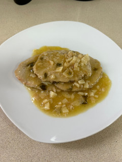 Una foto de Filetes de lomo en salsa