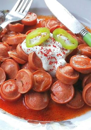 Virsli pörkölt🍴 recept fotója