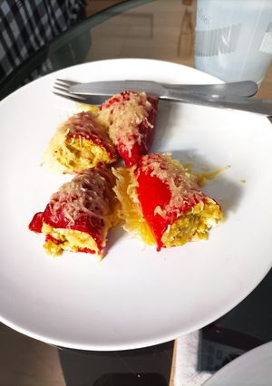 Foto principal de Pimientos de piquillo rellenos de pollo
