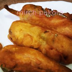 A picture of Mirch pakora.