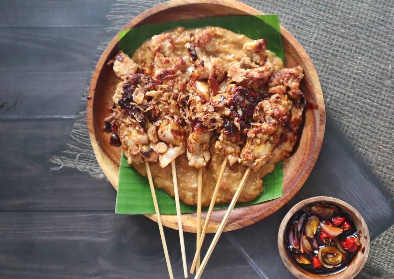 Sate Ayam dengan Peanut Butter