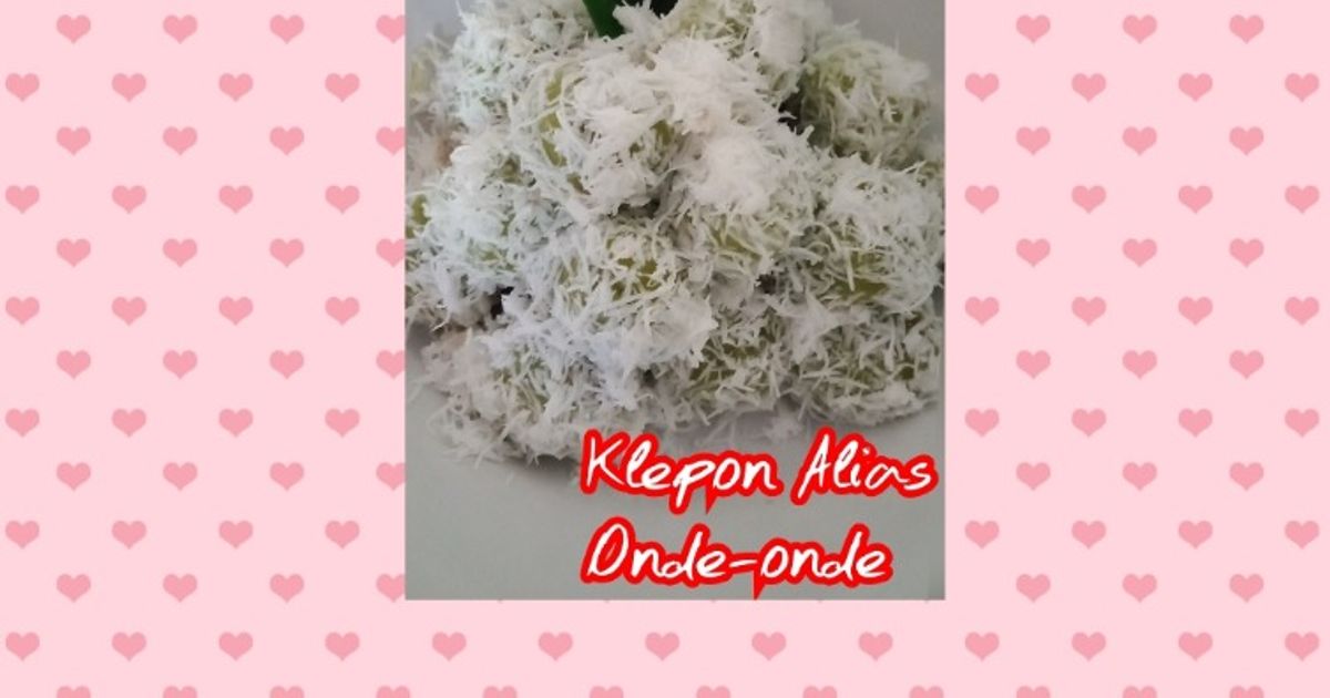 Klepon pandan menu buka puasa