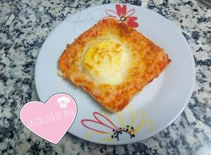Una foto de “Huevo bimbo con queso”