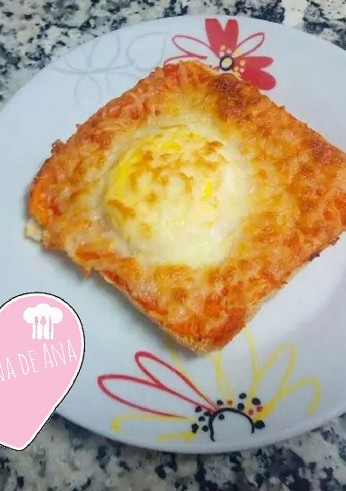 Una foto de “Huevo bimbo con queso”