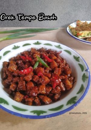 Foto resep Orek Tempe Basah