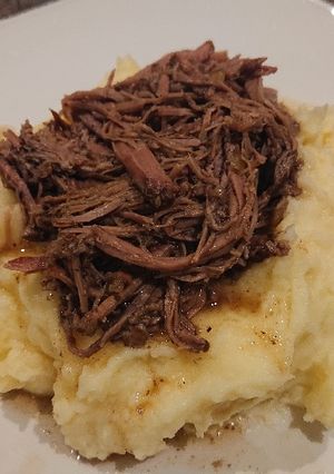 A picture of Slow Cooked Beef Brisket.