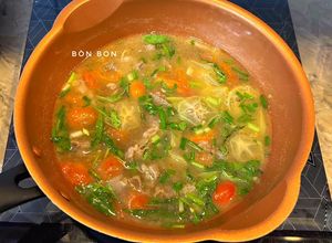 Hình của món Canh Khế Bò Mắm Ruốc.