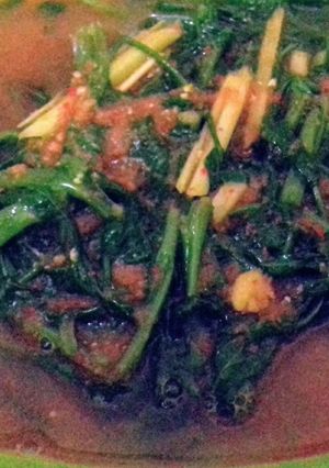 Foto resep Tumis kangkung Pedas
