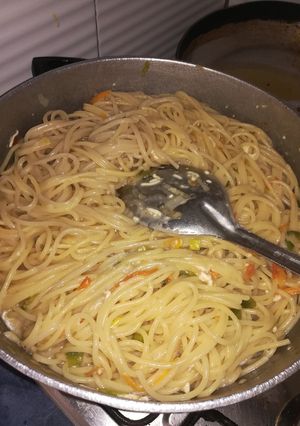Una foto de Pastas con crema de leche casera