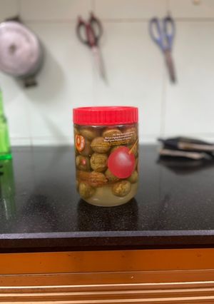 Hình của món Sấu ngâm đường.
