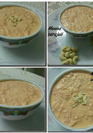 A picture of Gajar ki kheer.