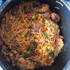 A picture of Veggies Spaghetti.