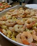 Вершкова паста з креветками 🍤