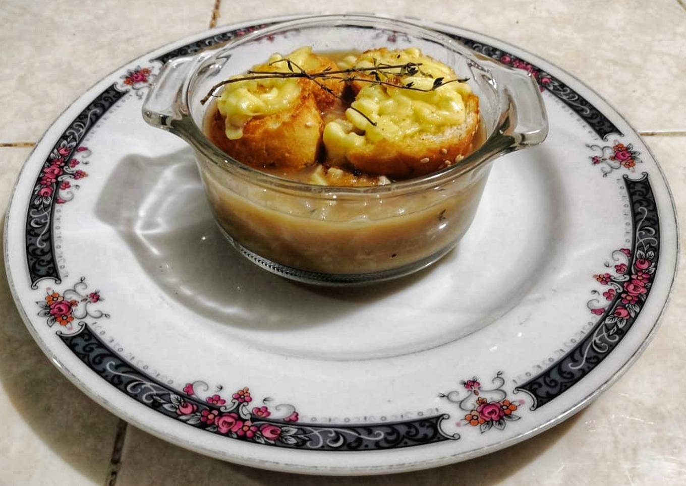 Soupe aux oignons (Sopa de cebolla) ¡Sin horno!