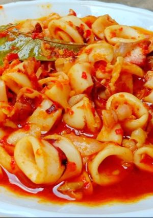 Foto resep Cumi pedas ala saya