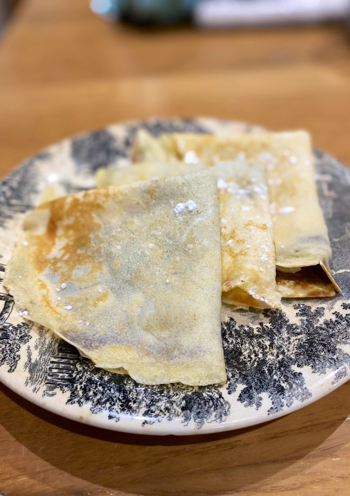 Una foto de Crepes dulces