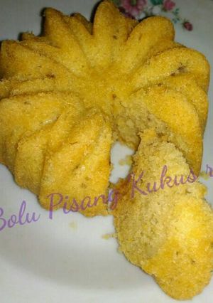 Foto resep Bolu pisang 1 telur di kukus lembut