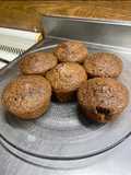 Muffins chocolatosos de avena