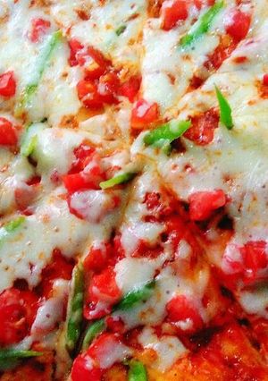 صورة لوصفة بيتزاء سريعه Pizza