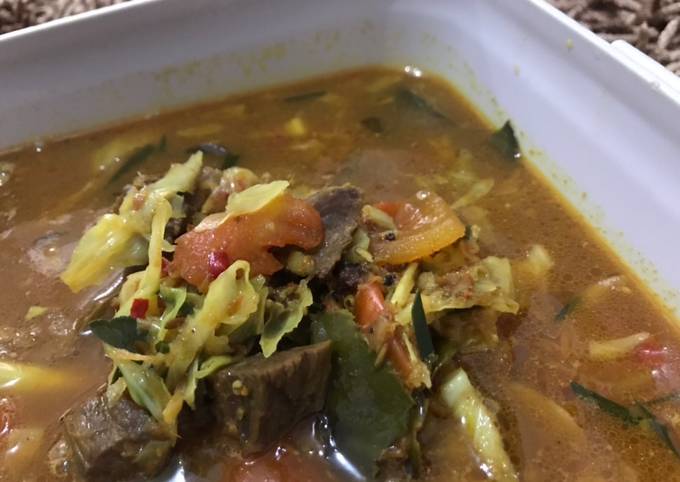 Tongseng Daging Sapi tanpa santan