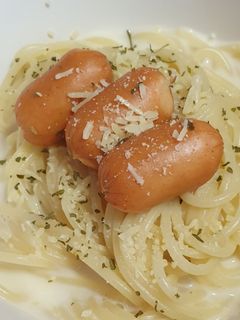 A picture of One Pot Creamy Spaghetti.