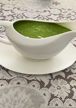 Una foto de Salsa de cilantro (para ensaladas 🥗)