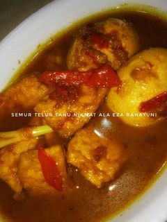 Foto resep Semur telur tahu nikmat