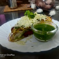 A picture of Bombay Style Masala Sandwich/Toast.