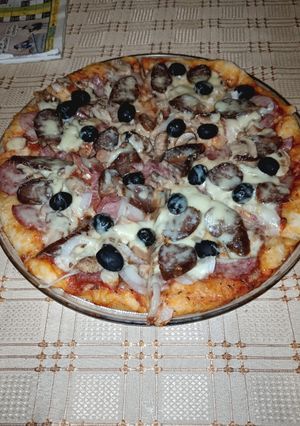 O poză a rețetei Pizza de casă.